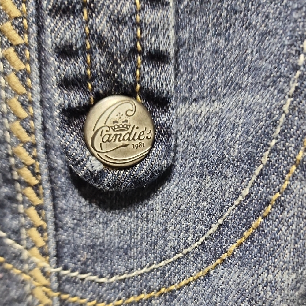 Vintage Mermaid Trumpet Blue Denim Skirt - Picture 4 of 8